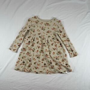 Old Navy Toddler Girls Floral Fairy Waffle Knit Long Sleeve Dress 18-24M